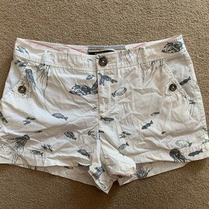 Anthropolgie Sea Animal Design Shorts
